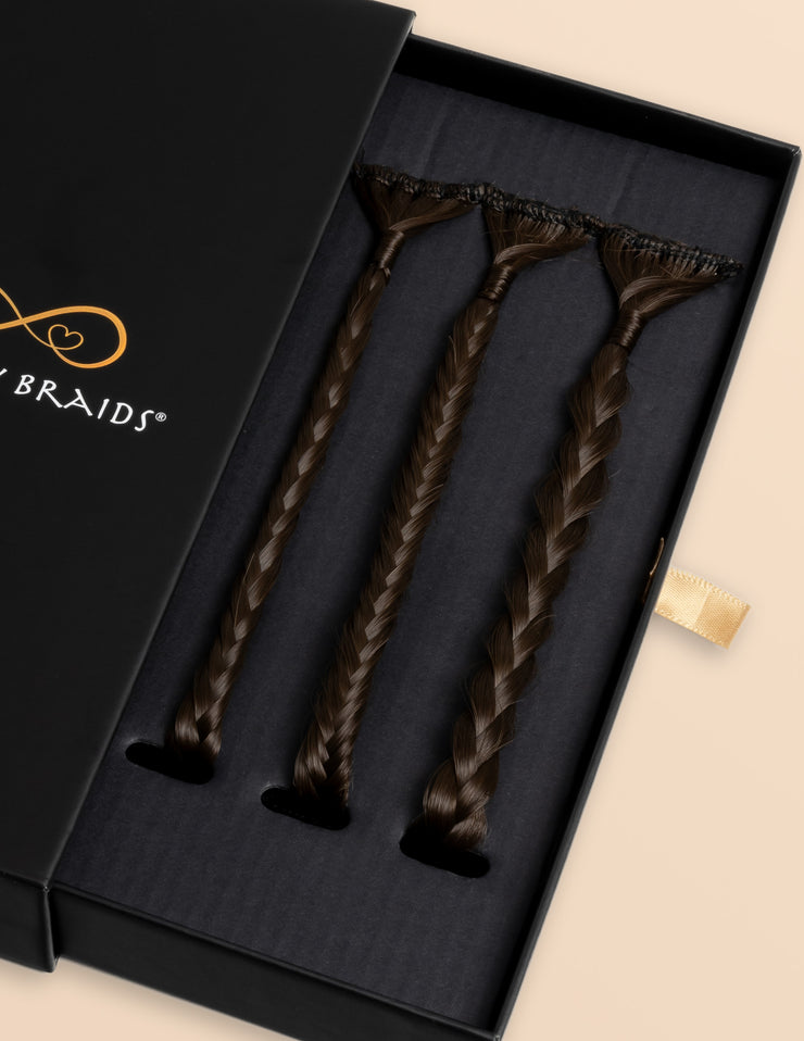 Infinity Braids® - Infinity Braidies - Mocha Chino