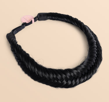 Infinity Braids® - Braided Headband - Jolie  - Onyx