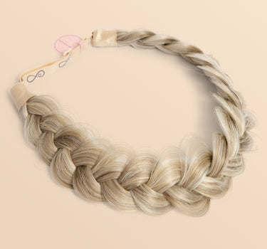 Infinity Braids® - Braided Headband - Viènne - Satin Caramel